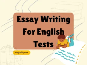 Essay writing for English tests