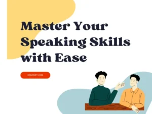 Master Your Speaking Skills