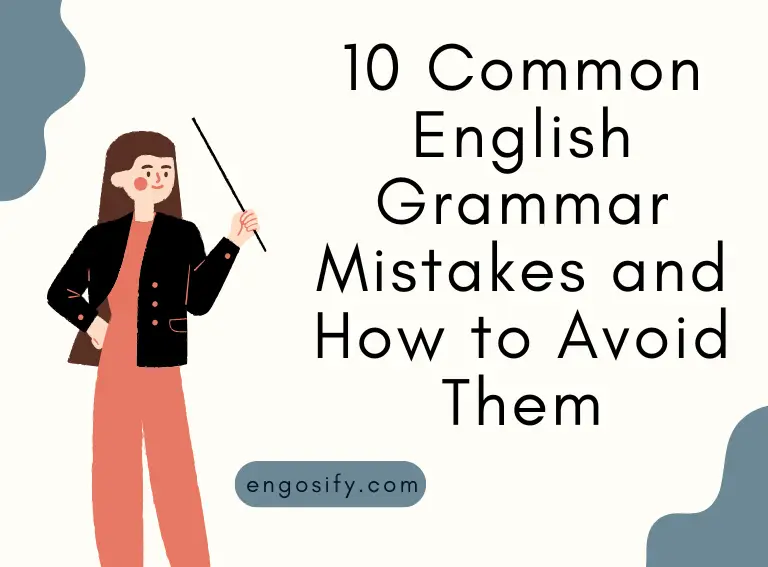 common English grammar mistakes