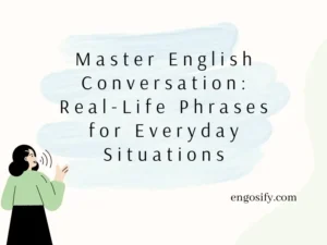 Master English Conversation