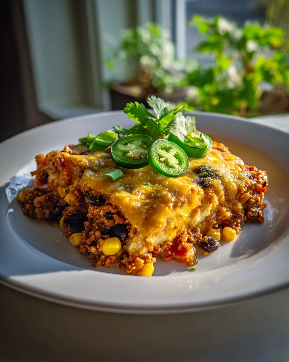 Gratin Mexicain Épicé : Explosion de Saveurs Tex-Mex !