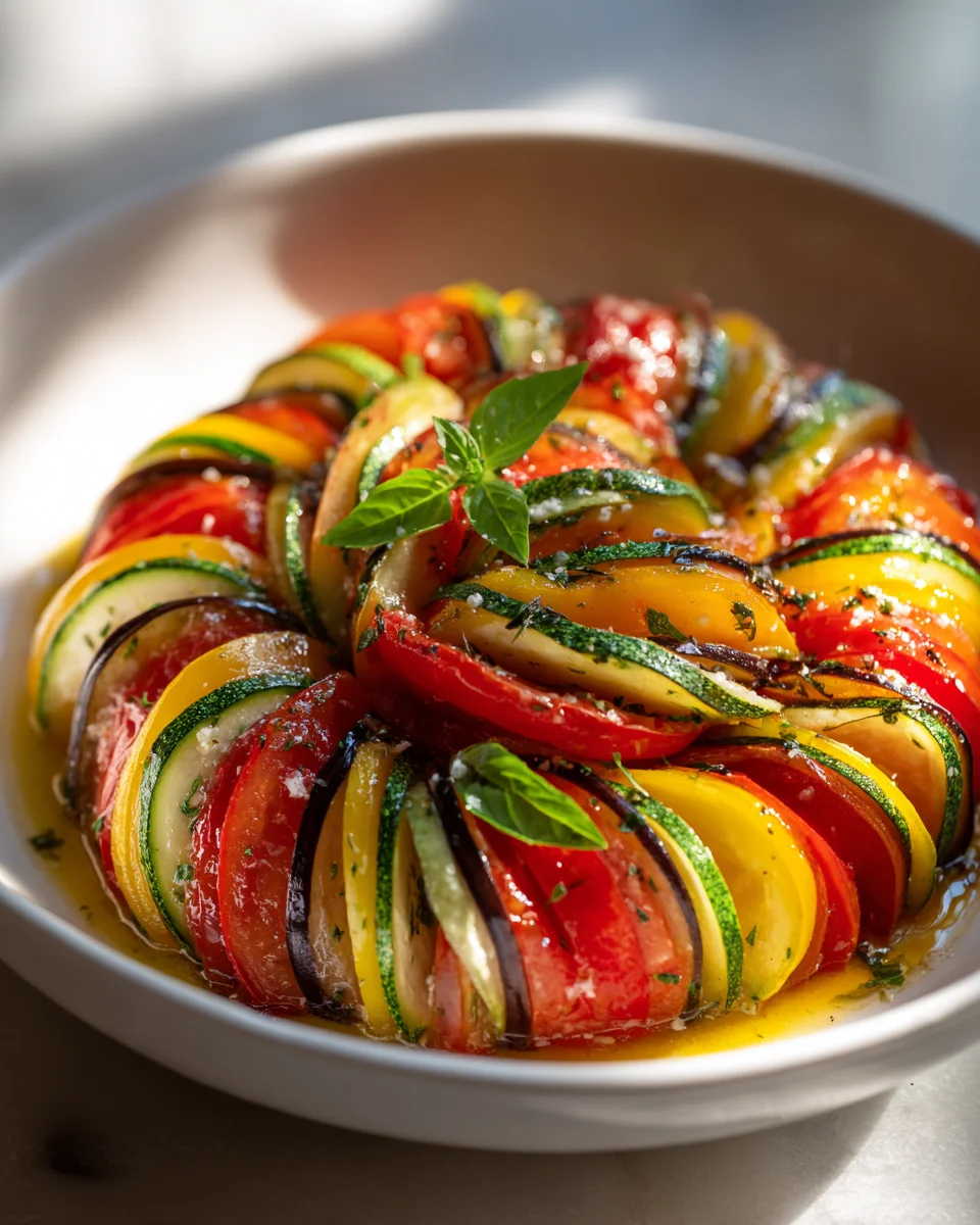 Ratatouille En Tian Colorée & Facile : Plat Familial Épatant