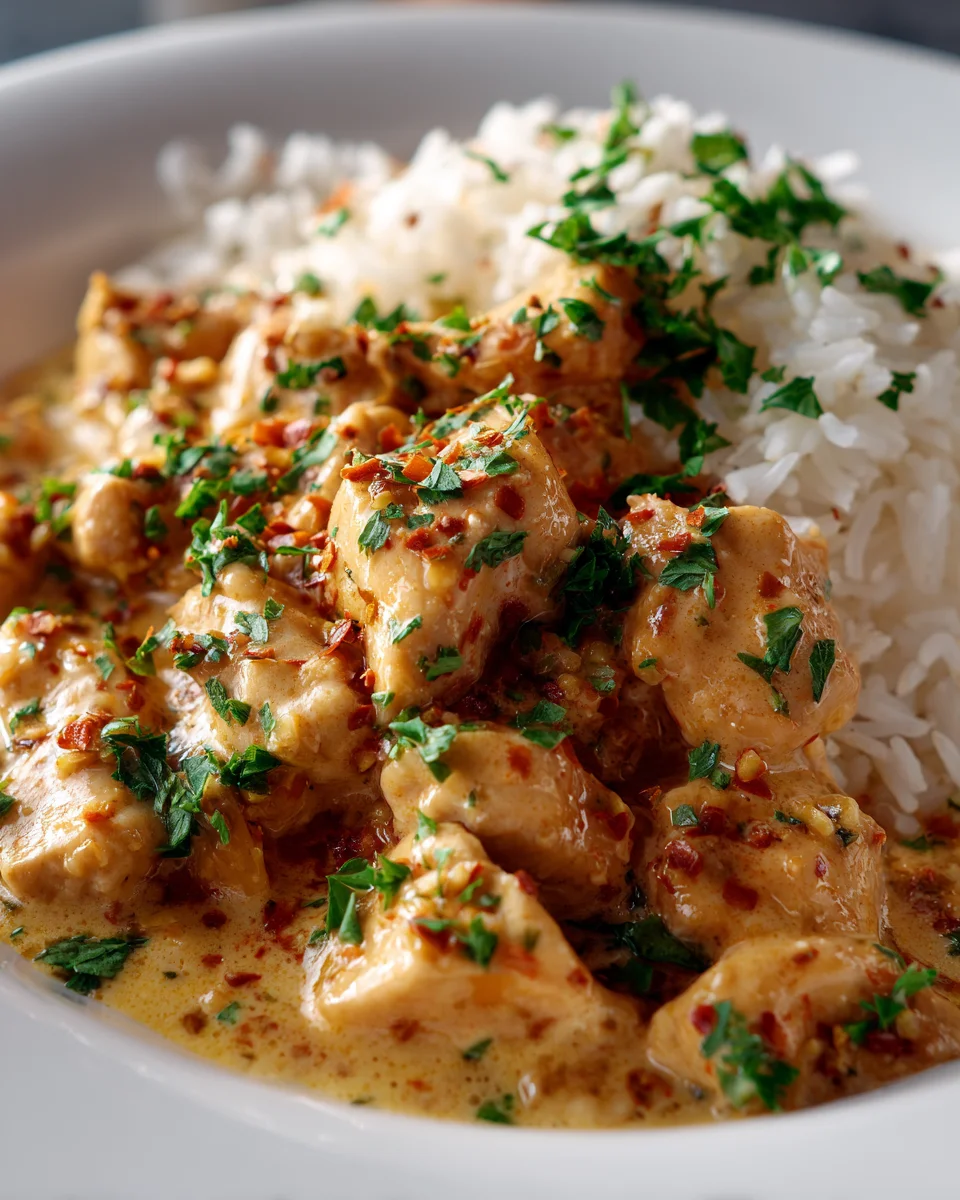 Poulet Crémeux Riz: La Recette Express, Facile et Délicieuse