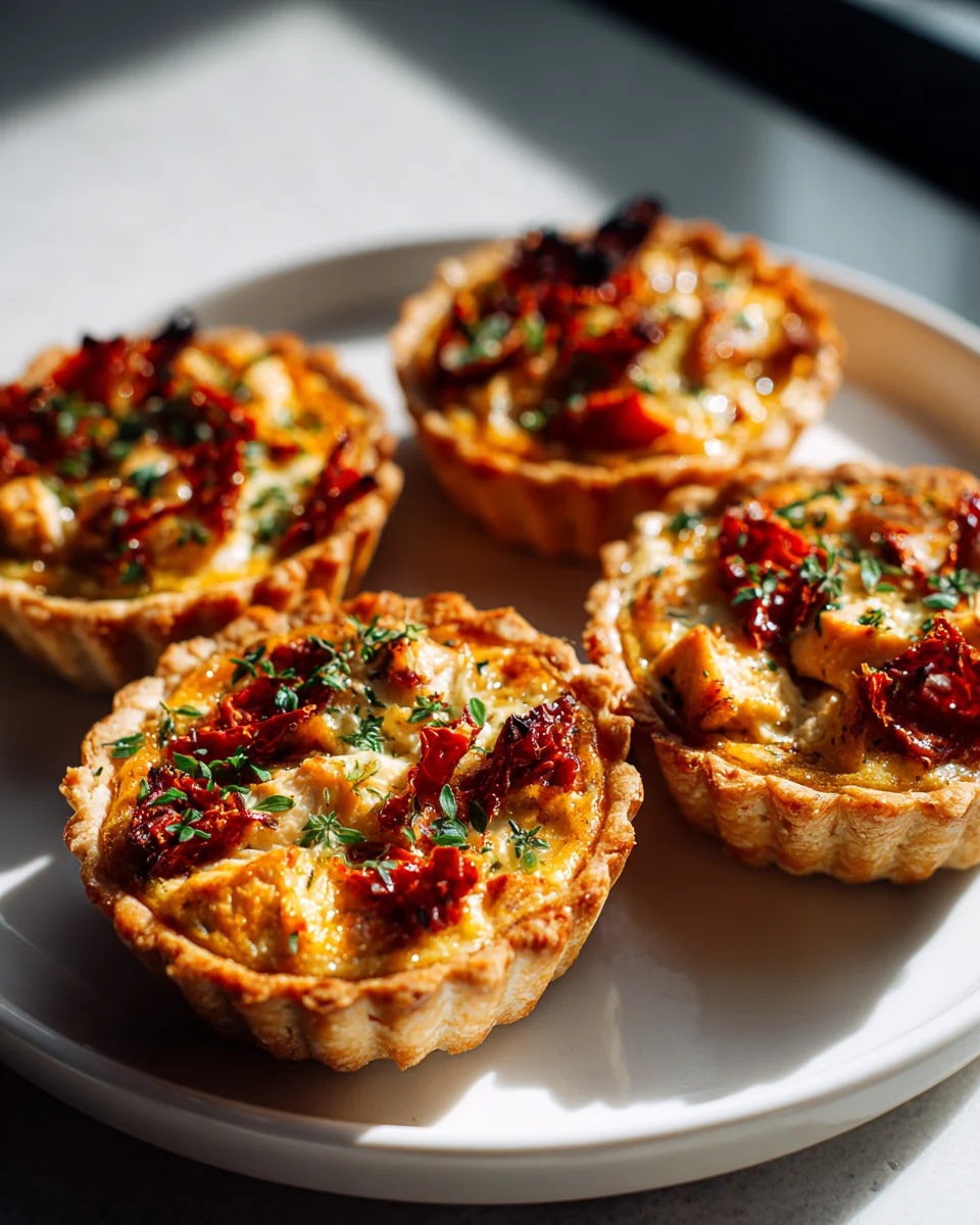 Recette Facile Mini Quiches Poulet: Parfaites & Rapides!
