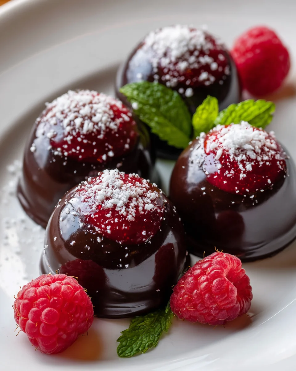 Bonbons Glacés Chocolat Framboise: Recette Facile & Divine