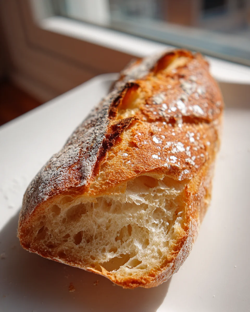 Recette Facile : Baguette Rustique à la Farine Complète
