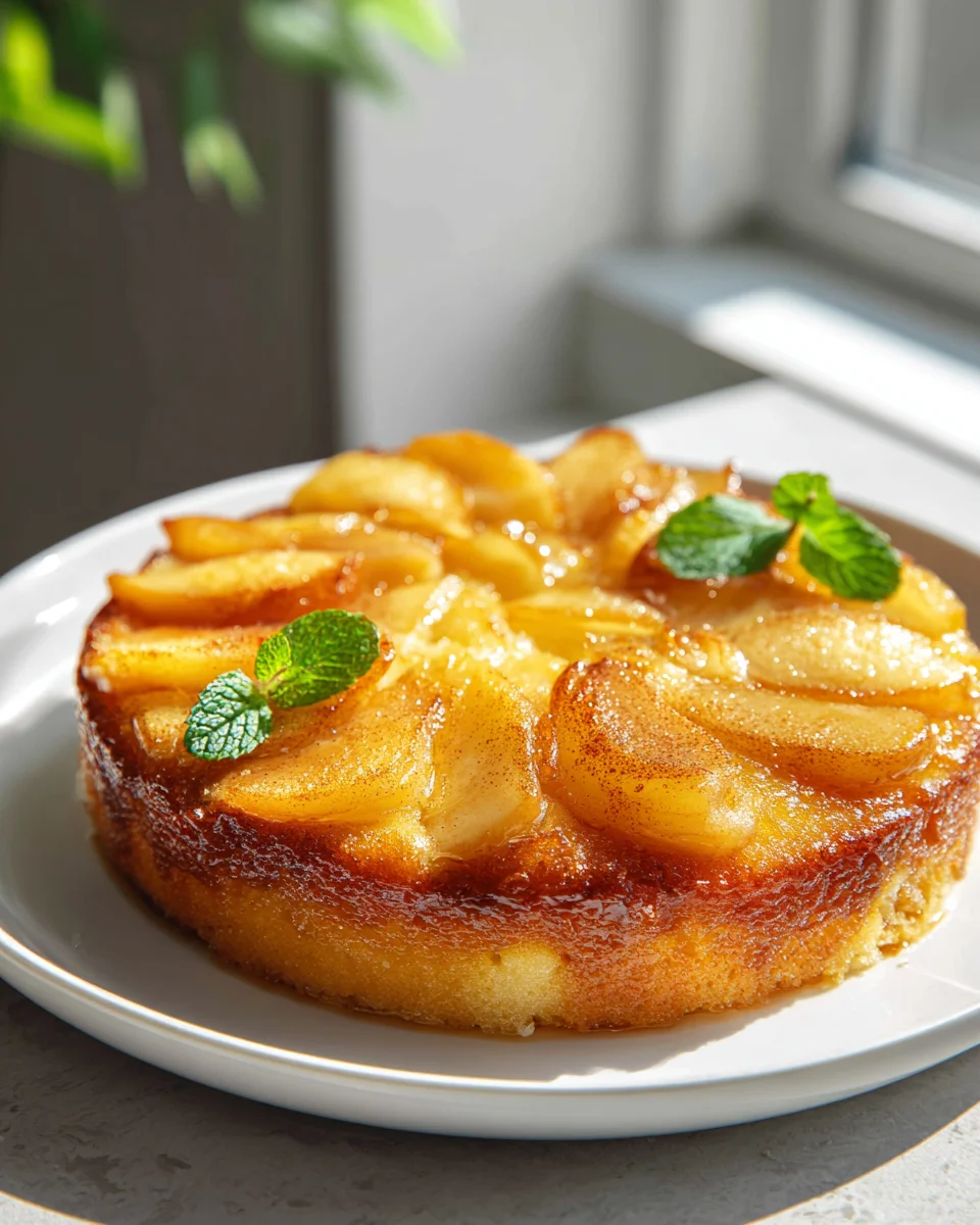 Gâteau Au Beurre Aux Pommes Caramélisées : Recette Facile