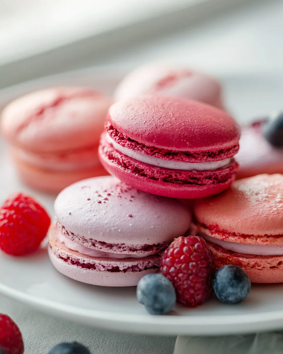 Macarons Aux Fruits Rouges Mélangés : Recette Facile & Gourmande