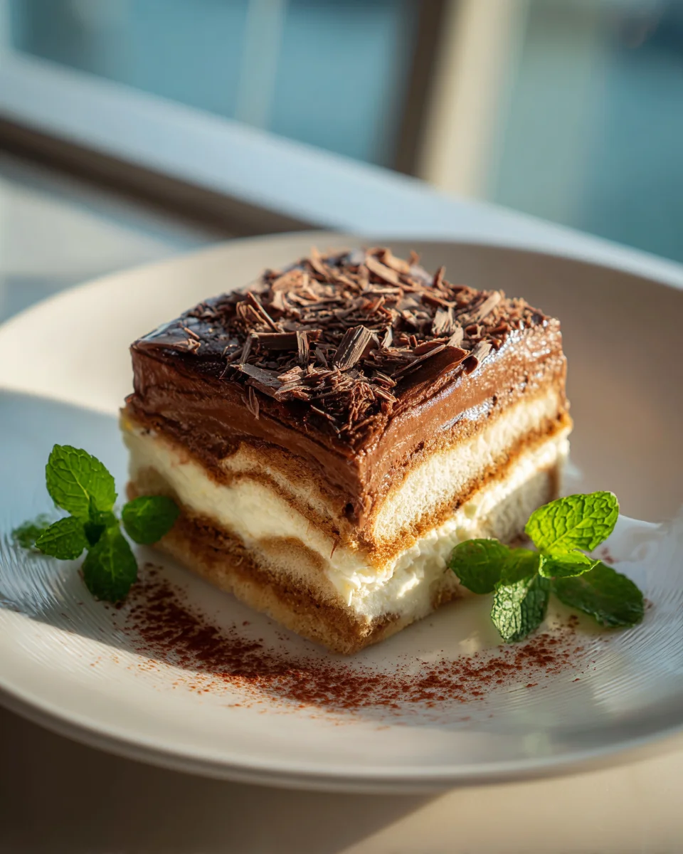 Tiramisu Chocolat Noir Intense : Plaisir Décadent Garanti