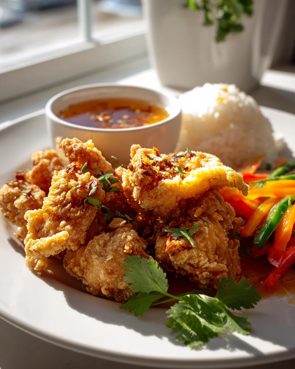 Recette facile : Poulet Croustillant Thai épicé et savoureux