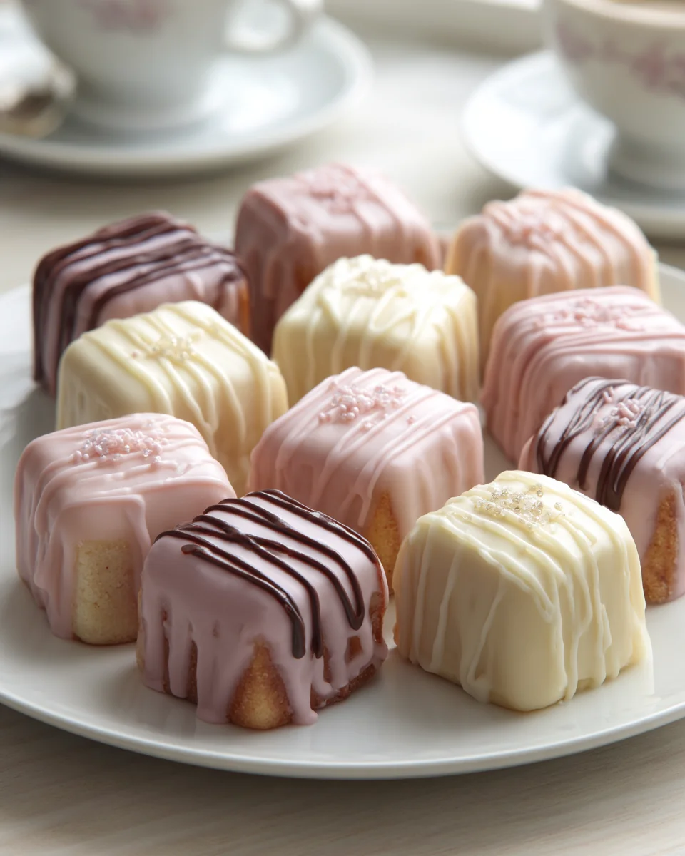 Petits Fours Vanille : Glaçage Parfait, Douceur Exquise !