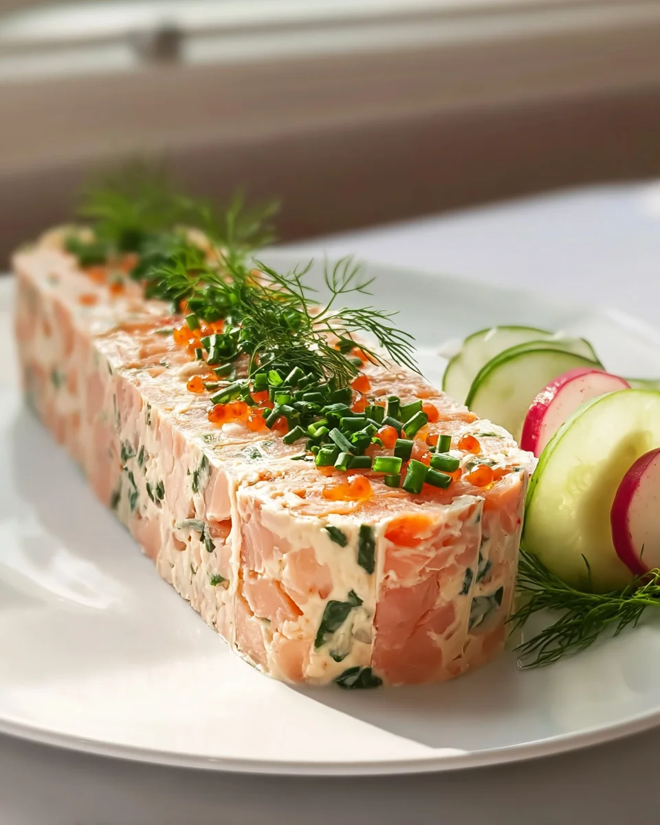Terrine de Saumon et Crevettes Fraîches