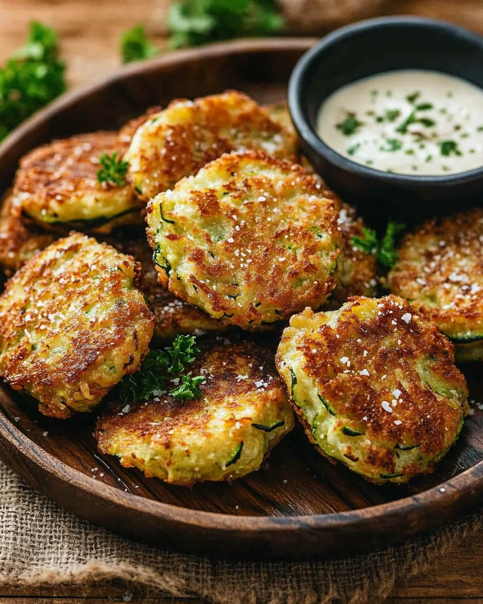 Beignets de Courgettes Croustillants et Faciles à la Poêle