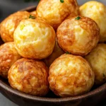 Billes de mozzarella panées panko cacahuète, mayonnaise au wasabi