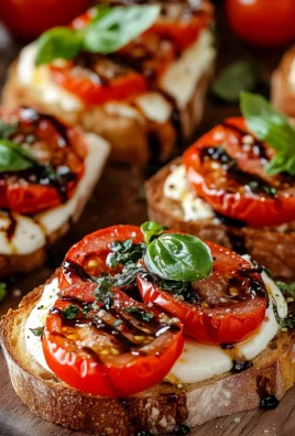 Bruschettas Tomates Mozzarella : l’Apéritif Italien Simple et Gourmand