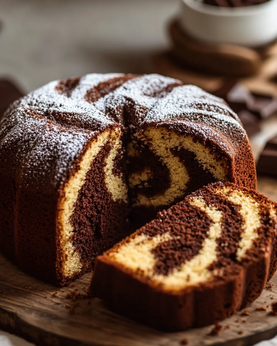 Cake Marbré au Chocolat Moelleux : La Recette Facile et Gourmande