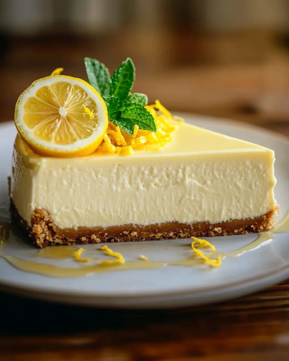 Cheesecake au citron facile : recette onctueuse et inratable