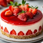 Cheesecake aux Fraises Sans Cuisson : Le Dessert Frais et Gourmand de l’Été