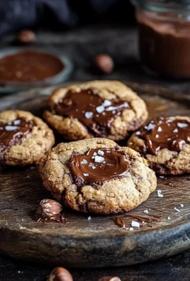 Cookies au chocolat et pâte à tartiner