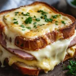 Croque-Monsieur Gourmand à la Béchamel, Jambon et Fromage