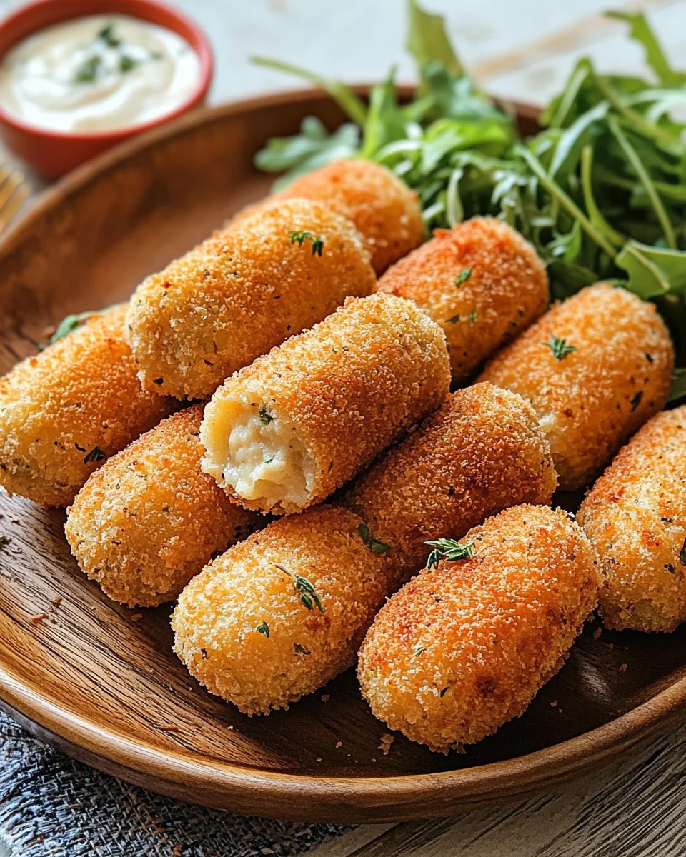 Croquettes de Pommes de Terre au Fromage Croustillantes