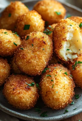 Croquettes de Purée de Pommes de Terre Dorées et Fondantes
