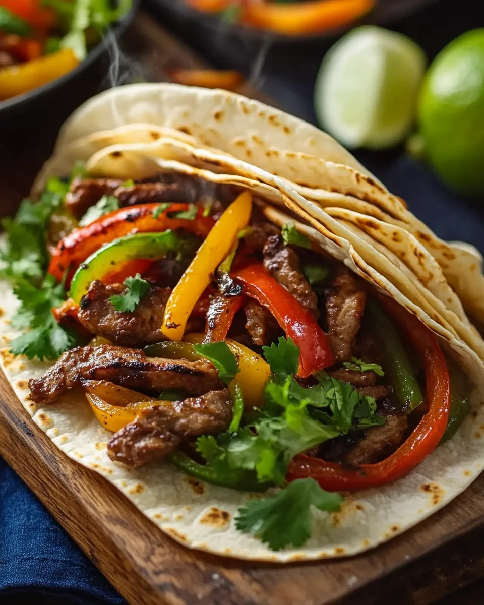 Fajitas avec Tortillas Maison : Un Plat Mexicain Savoureux et Facile à Faire