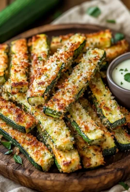Frites de Courgettes au Parmesan Croustillantes au Four