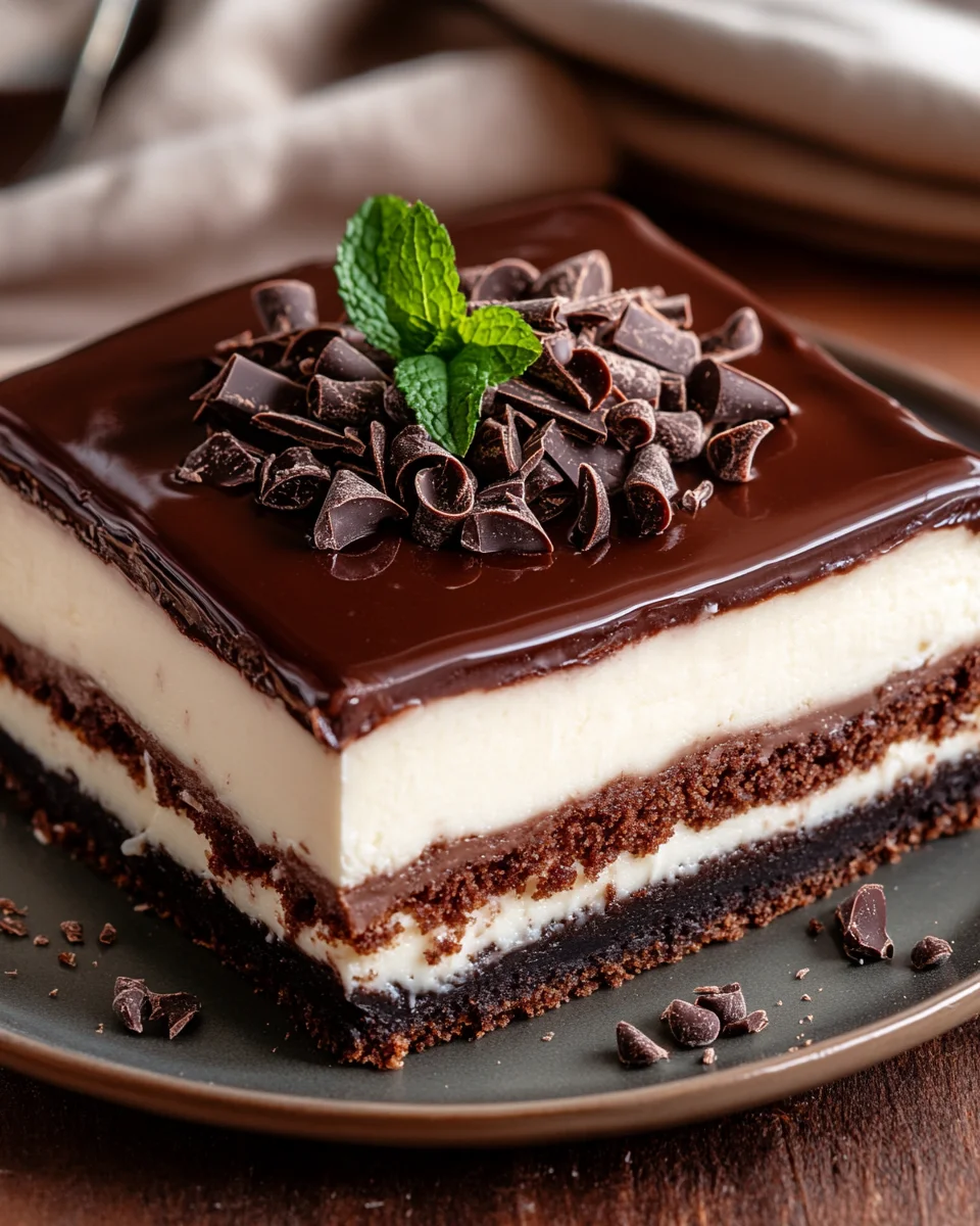 Gâteau glacé aux biscuits et chocolat : le dessert sans cuisson irrésistible