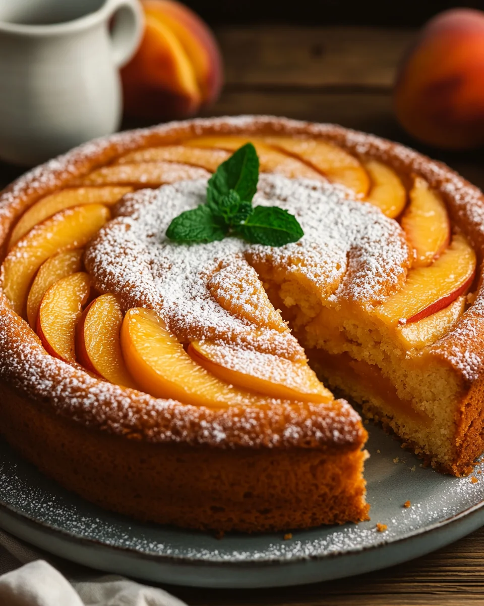 Gâteau Moelleux aux Pêches : Une Recette Facile et Irrésistible