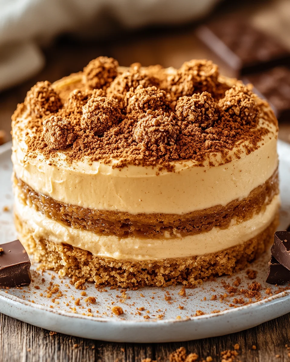 Gâteau Petit Beurre aux Spéculoos : le dessert sans cuisson ultra gourmand