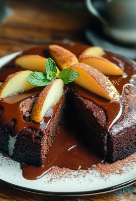 Gâteau Poire Chocolat Fondant