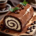 Gâteau Roulé Café-Chocolat : Une Alliance Gourmande et Irrésistible