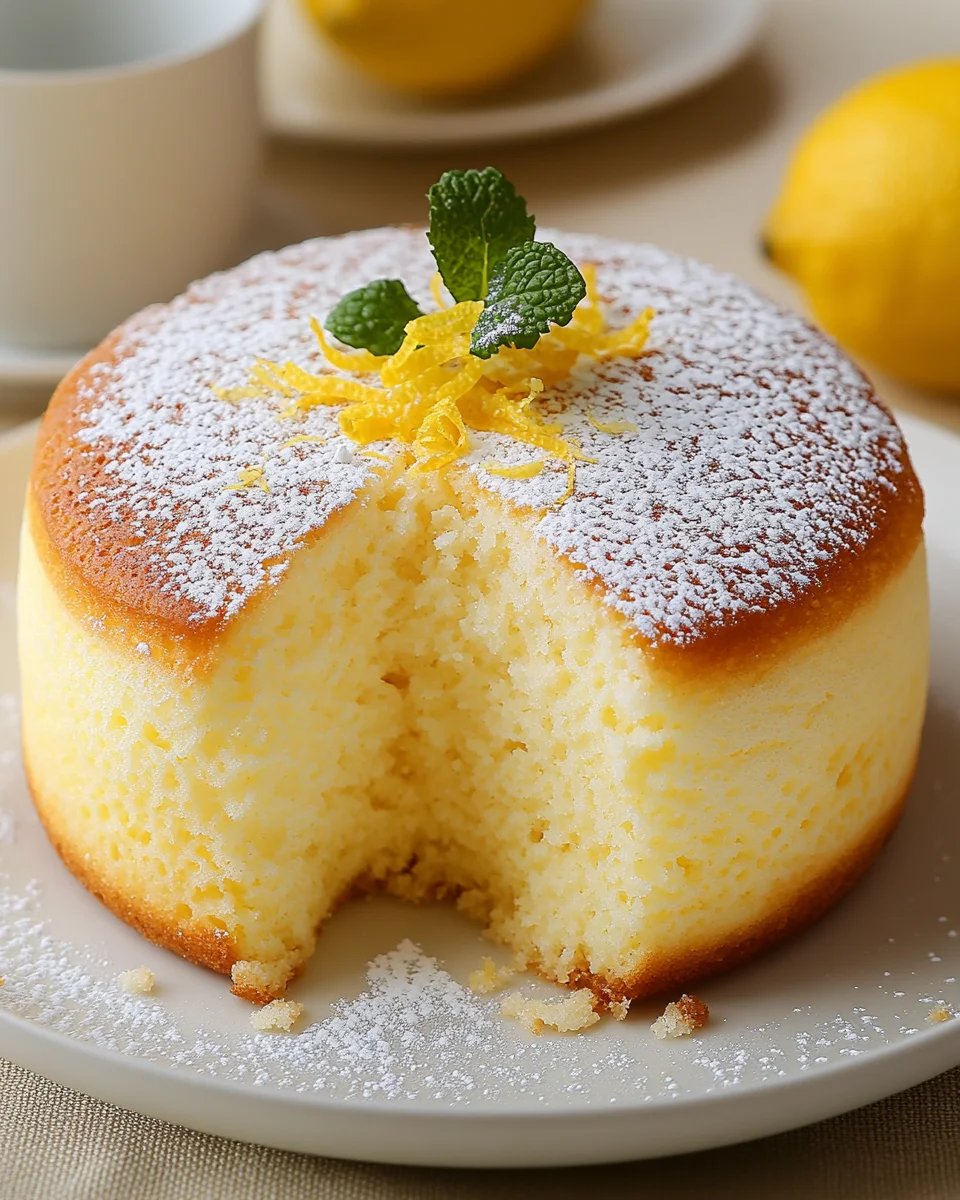 Gâteau Soufflé au Citron Ultra Moelleux