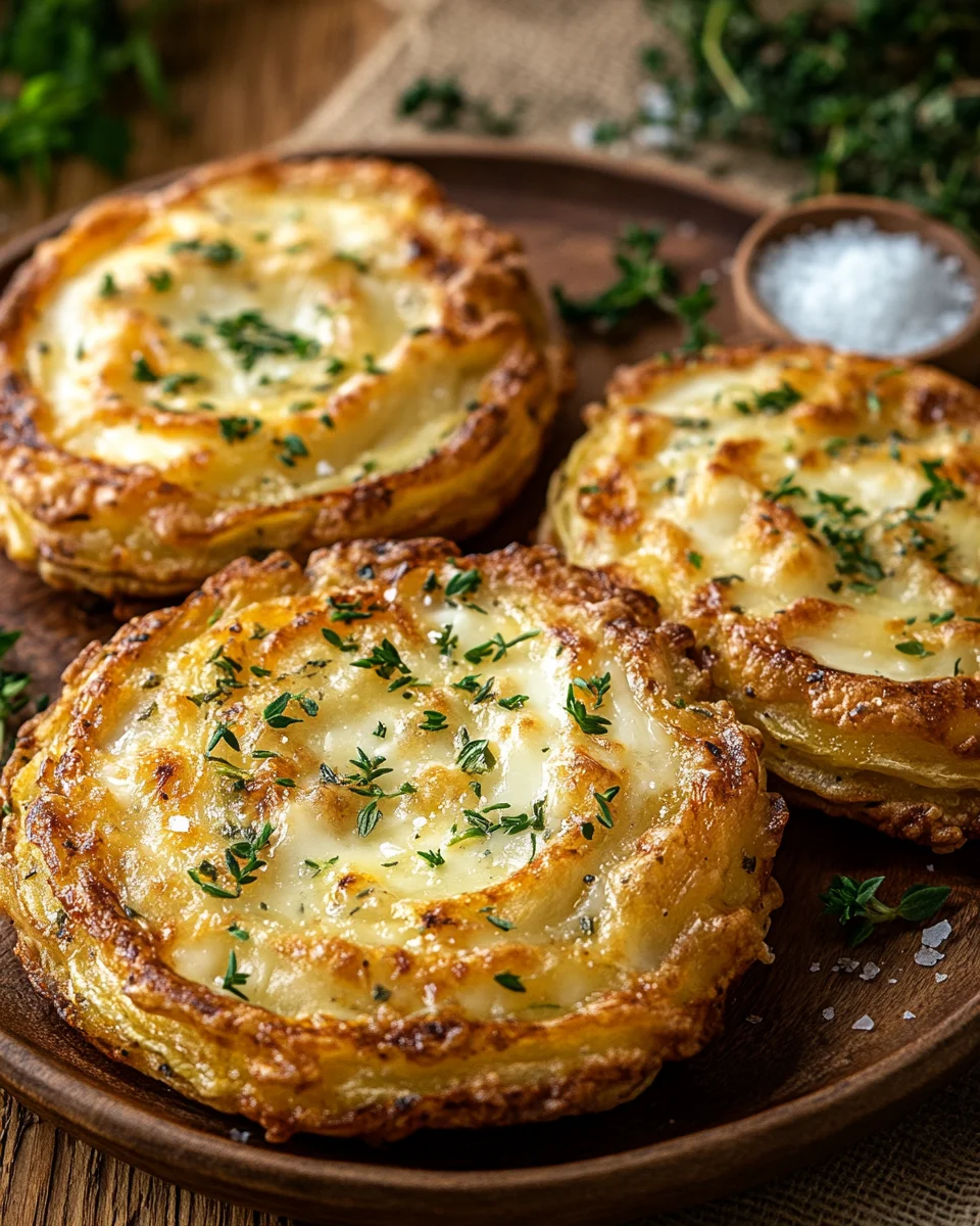 Galettes de Pommes de Terre et Fromage Croustillantes