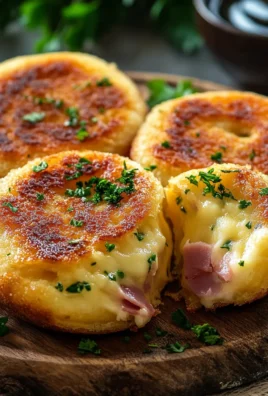 Galettes de Pommes de Terre Farcies au Jambon et Fromage