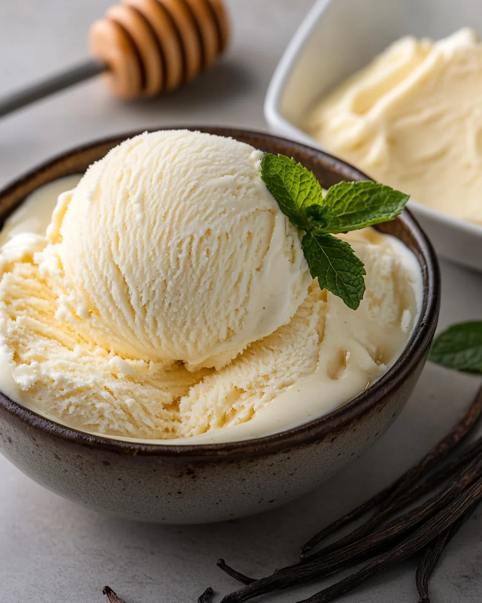 Glace à la Vanille Maison : Crémeuse, Parfumée et Irrésistible