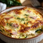 Gratin de Courgettes au Jambon et Fromage Façon Lasagnes