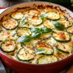 Gratin de Courgettes à la Mozzarella : Un Plat Fondant et Irrésistible