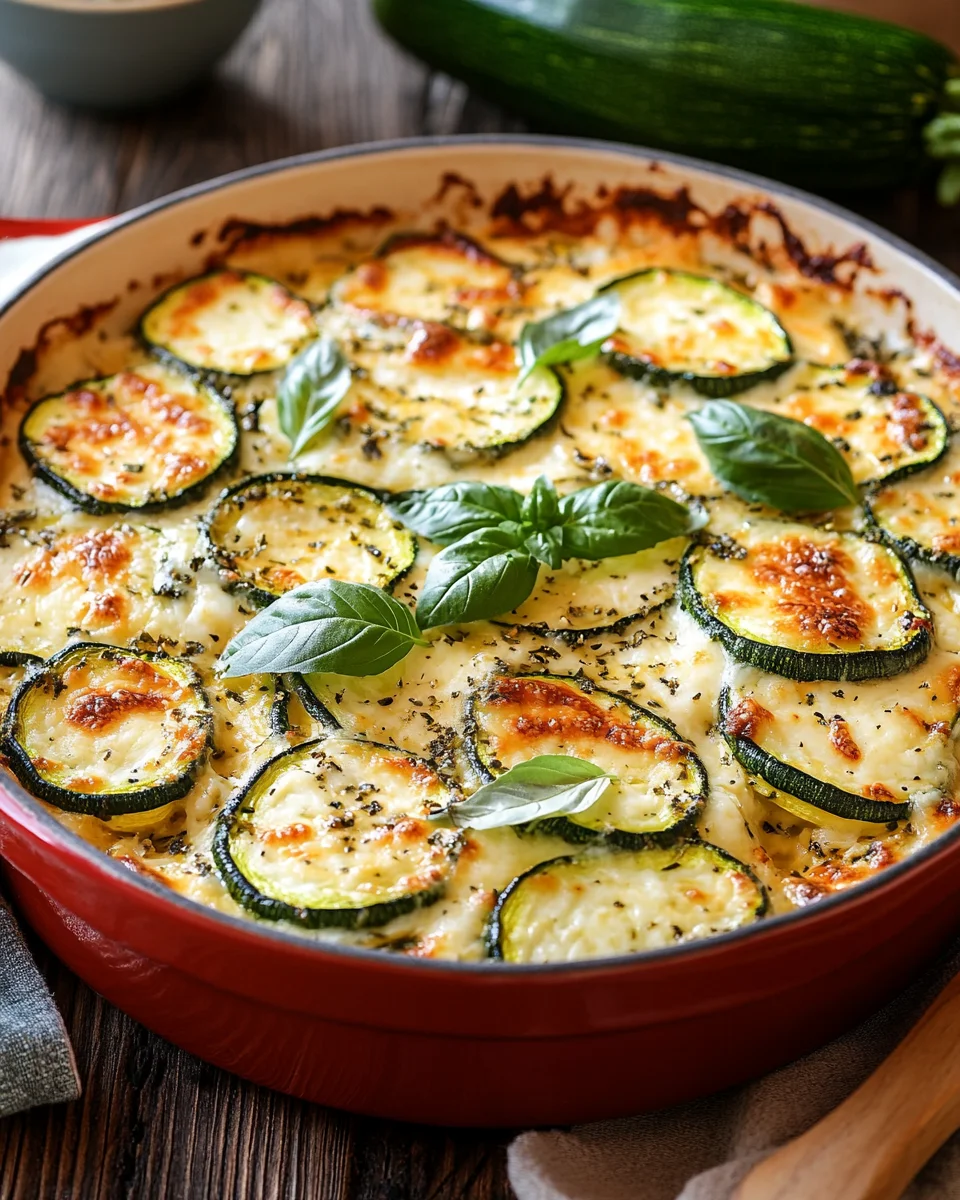 Gratin de Courgettes à la Mozzarella : Un Plat Fondant et Irrésistible