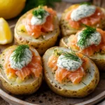 Pommes de Terre Farcies au Saumon Fumé et Crème à l’Aneth : Une Recette Gourmande et Raffinée