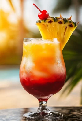 Cocktail Tropical Ananas & Grenadine : La Boisson Rafraîchissante aux Couleurs du Soleil