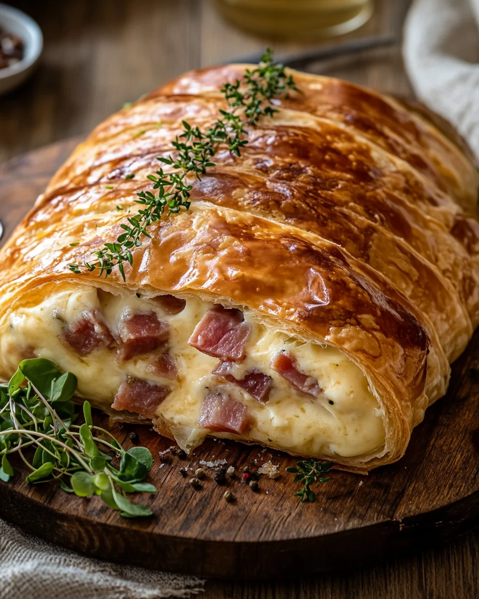 Feuilleté Gourmand au Camembert et Lardons : Une Recette Fondante et Conviviale