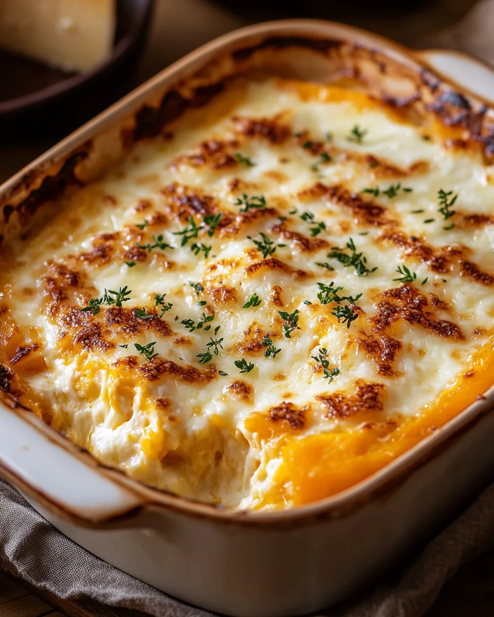 Gratin de Butternut à la Béchamel et au Fromage : Fondant, Crémeux et Réconfortant