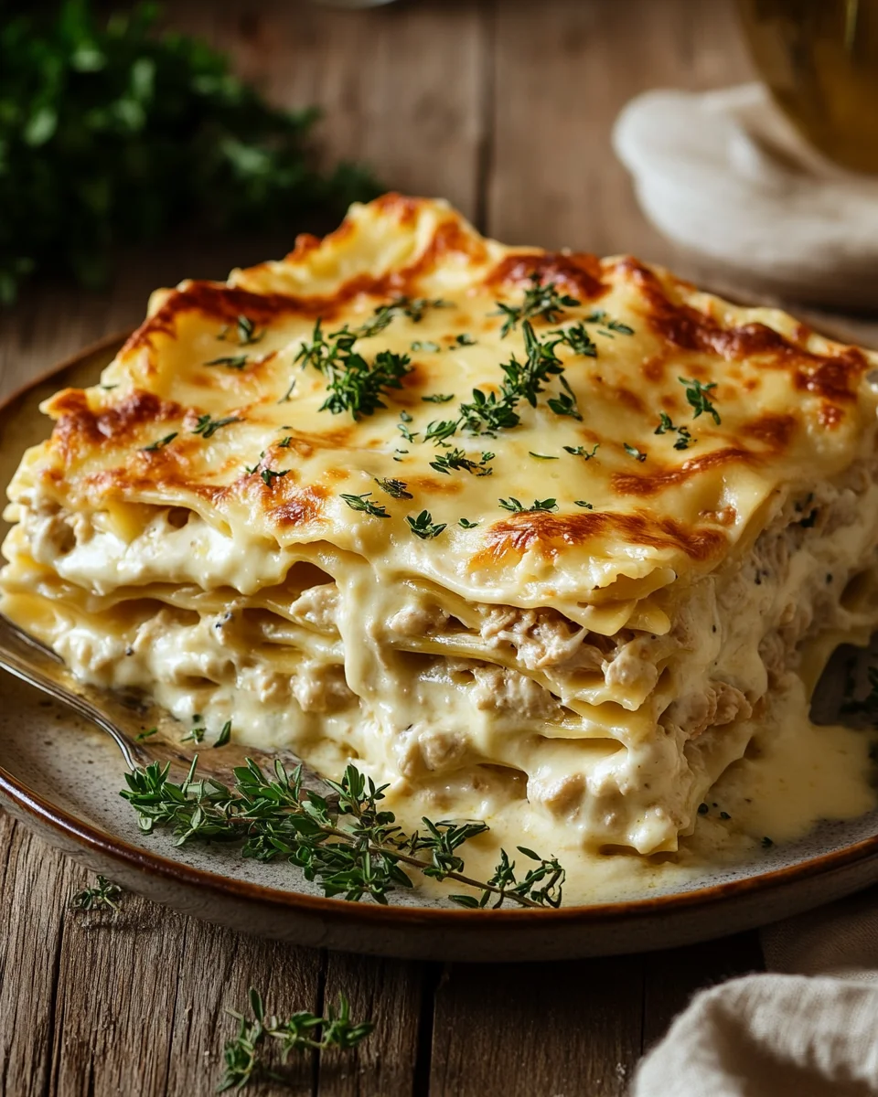 Lasagnes au Poulet et Béchamel : Une Recette Familiale Crémeuse et Gourmande