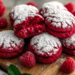 Biscuits Craquelés Framboise & Red Velvet : Moelleux, Gourmands et Irrésistibles