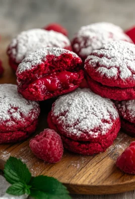 Biscuits Craquelés Framboise & Red Velvet : Moelleux, Gourmands et Irrésistibles