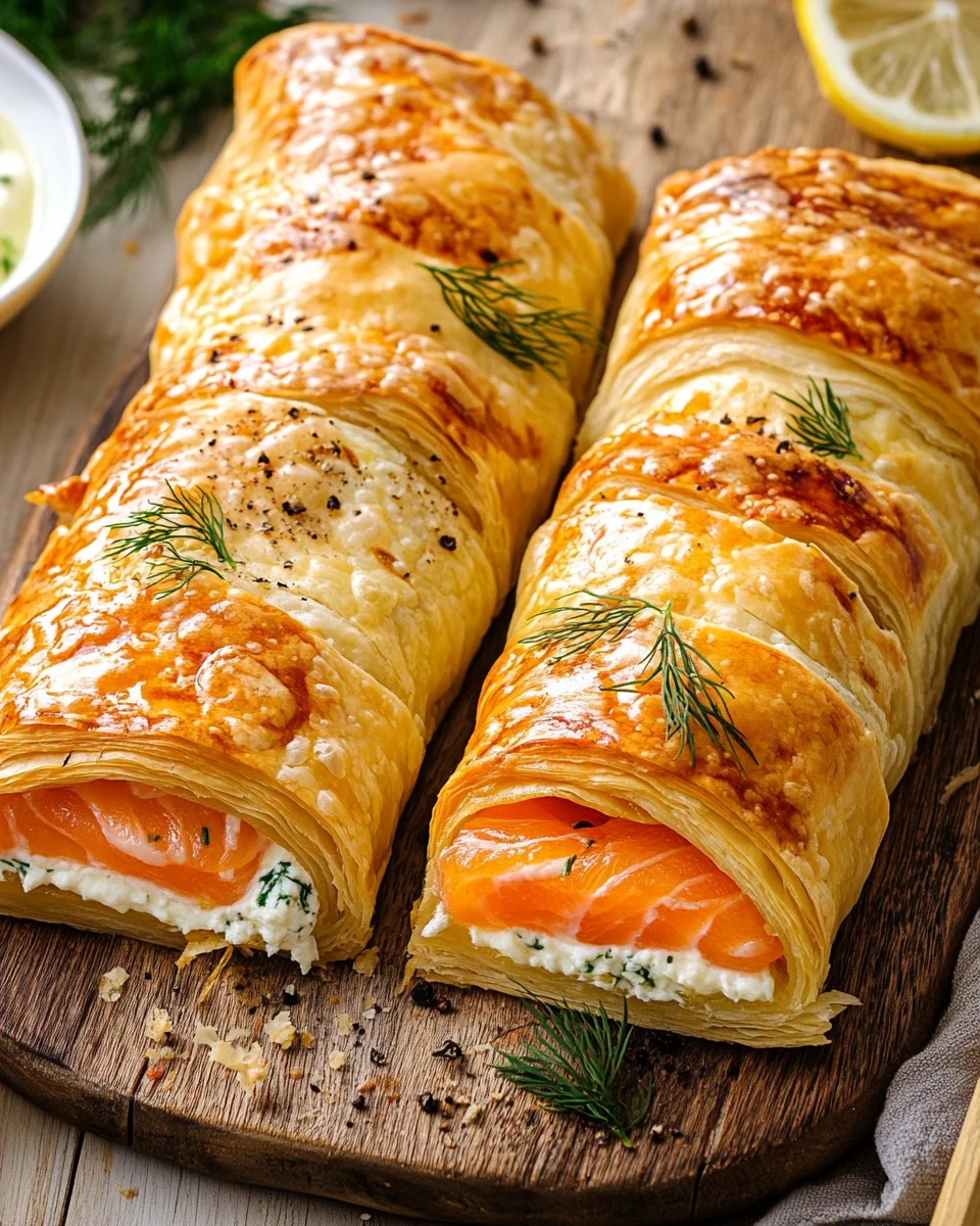 Feuilletés au Saumon et Fromage : La Recette Gourmande et Croustillante Qui Fait Toujours l’Unanimité