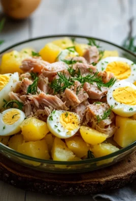Salade de Pommes de Terre au Thon et aux Œufs : Une Recette Fraîche et Complète