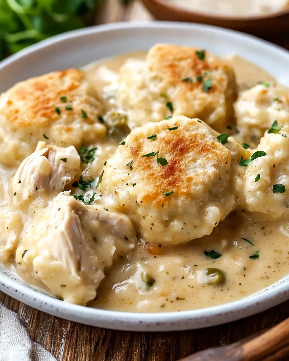 Poulet et Dumplings au Bisquick : Un Plat Crémeux, Facile et Ultra Réconfortant